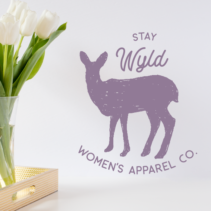 Premade Logo Deer Vintage Style Premade Logo Deer Vintage Style