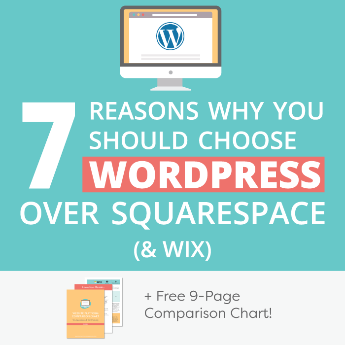 7 Reasons Why You Should Choose WordPress Over Squarespace (& Wix!) - Tarango Visual Studio