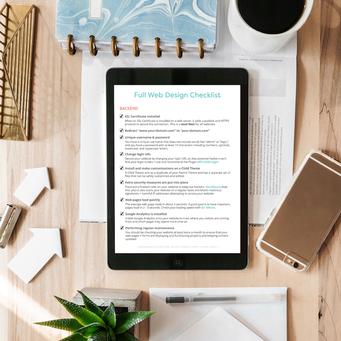 The Ultimate Web Design Checklist Workbook - Tarango Visual Studio The Ultimate Web Design Checklist Workbook - Tarango Visual Studio