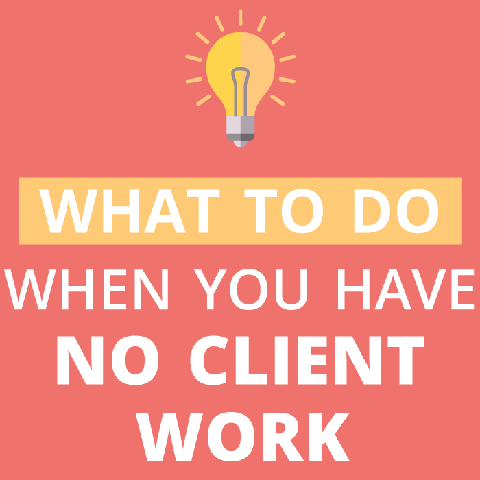 What to do when you have no client work - Tarango Visual Studio Business Blog