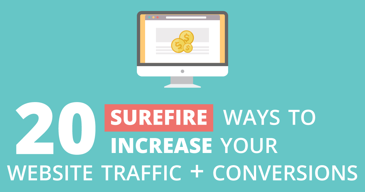 20 Surefire Ways to Increase Your Websites Traffic and Conversions - Free Business Guide - Tarango Visual Studio